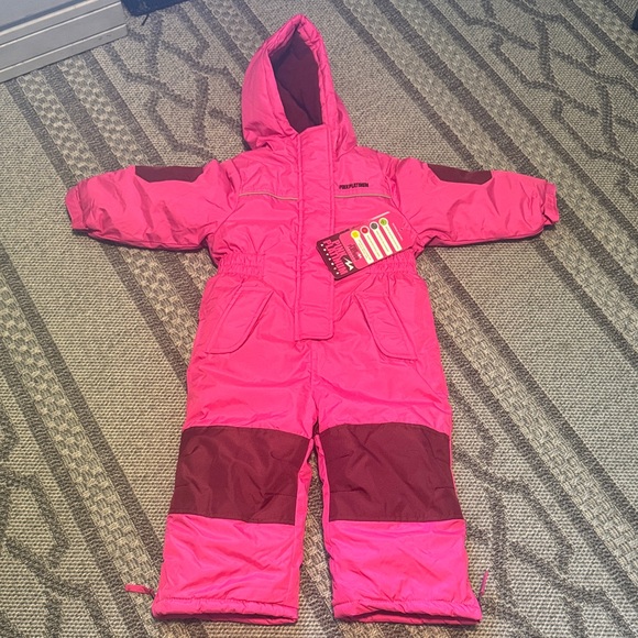 Pink Platinum 24 months new  Pink Snowsuit - Picture 1 of 7